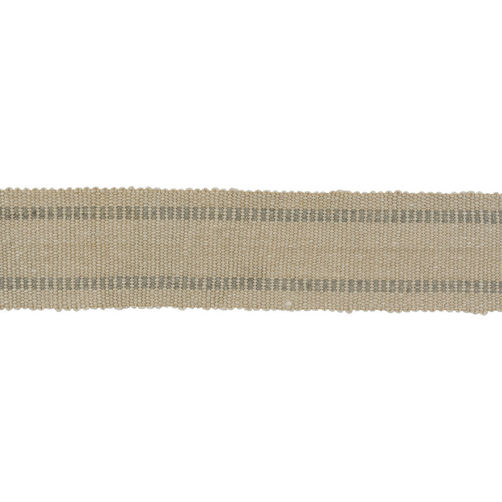 Rennes Tape Grey by Lee Jofa Designer Trim SUZANNE KASLER COLLECTION II LINEN - 65%;JUTE - 35% India - Horizontal: - and Vertical: - 2 - Swanky Fabrics -