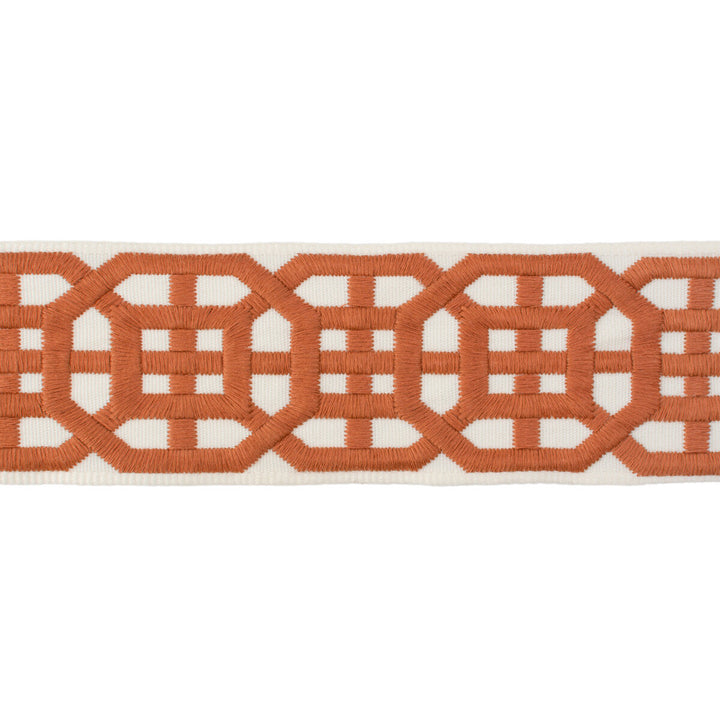 Avignon Tape Orange by Lee Jofa Trim Lee Jofa Trim Avignon Tape OrangeTrim SUZANNE KASLER COLLECTION II RAYON - 63.6%;POLYESTER - 36.4% India </p><p>Repeat: H: 2.4, V: 3.6 2.5 - Fabric Carolina -