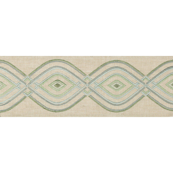 Ora Tape Mist by Lee Jofa Designer Trim WESTPORT TRIMMINGS LINEN - 58%;VISCOSE - 30%;SPUN SILK - 12% India LIGHT Horizontal: 5 and Vertical: 5.24 5 - Swanky Fabrics -