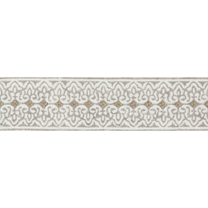 Paige Tape Pebble by Lee Jofa Designer Trim WESTPORT TRIMMINGS LINEN - 93%;COTTON - 7% India Horizontal: 2.6 and Vertical: 0.75 2.6 - Swanky Fabrics -