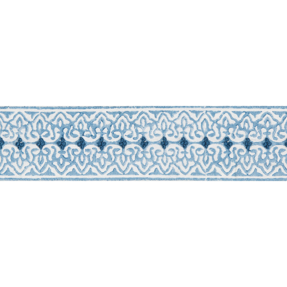 Paige Tape Capri by Lee Jofa Designer Trim WESTPORT TRIMMINGS LINEN - 93%;COTTON - 7% India Horizontal: 2.6 and Vertical: 0.75 2.6 - Swanky Fabrics -