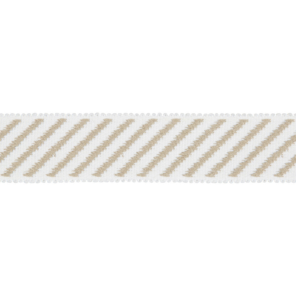 Cabana Salt/Beach by Groundworks Designer Trim KELLY WEARSTLER TRIMMINGS III LINEN - 100% China Horizontal: 0.43 and Vertical: 0 1.13 - Swanky Fabrics -