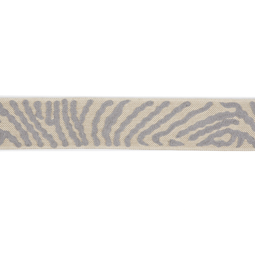 Etosha Tape Dove by Lee Jofa Designer Trim MERKATO COTTON - 55%;SPUN POLYESTER - 45% India - Horizontal: 2.15912 and Vertical: 11.80818 2.15912 - Swanky Fabrics -