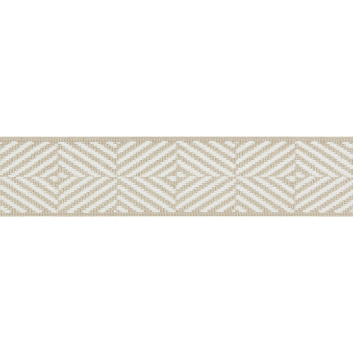 Beaumont Tape Beige by Lee Jofa Designer Trim SUZANNE KASLER THE RIVIERA COLLECTION POLYESTER - 68%;COTTON - 32% United Kingdom Horizontal: 2 and Vertical: 1.18 2 - Swanky Fabrics -