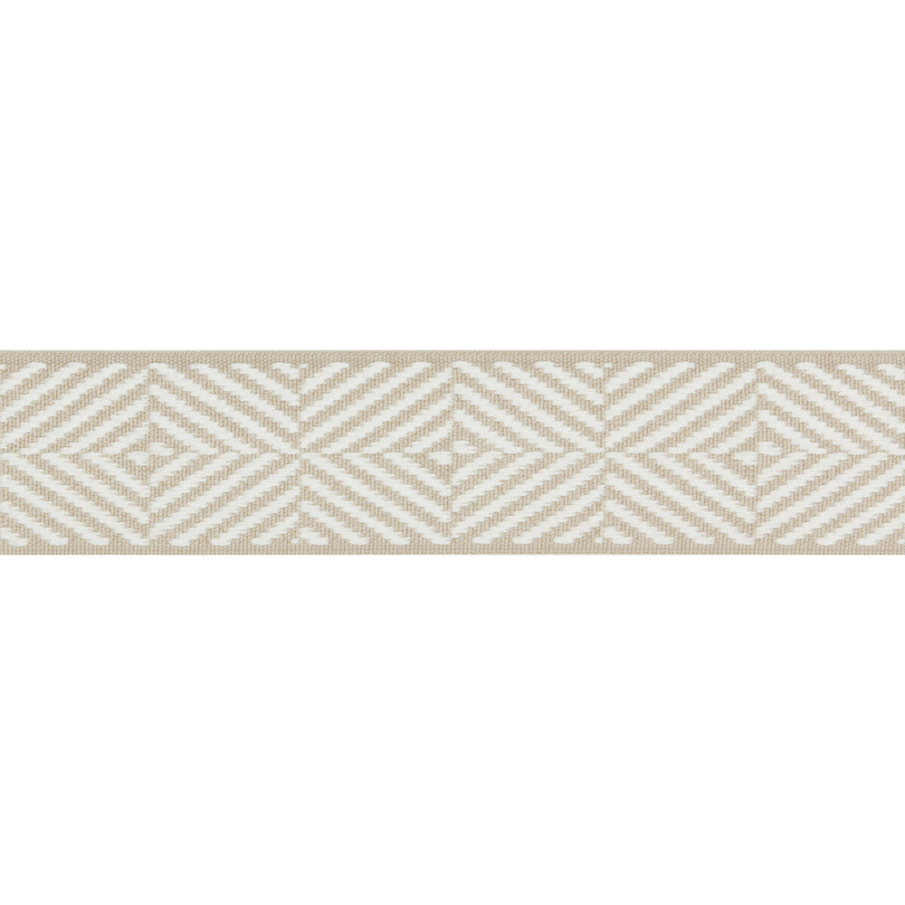 Beaumont Tape Beige by Lee Jofa Designer Trim SUZANNE KASLER THE RIVIERA COLLECTION POLYESTER - 68%;COTTON - 32% United Kingdom - Horizontal: 2 and Vertical: 1.18 2 - Swanky Fabrics -