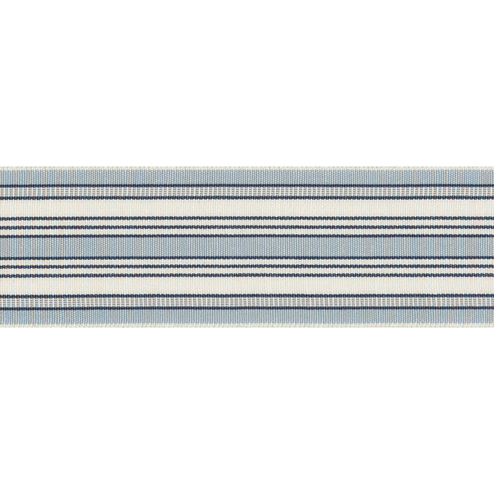 Provencal Tape Blue by Lee Jofa Designer Trim SUZANNE KASLER THE RIVIERA COLLECTION LINEN - 57%;POLYESTER - 43% United Kingdom - Horizontal: 2.6 and Vertical: 0 2.6 - Swanky Fabrics -