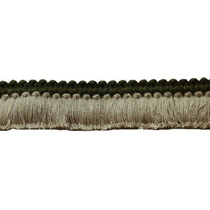 Cut Ruche Two Green & Flax TL10184.316.0 By Lee Jofa Designer Trim