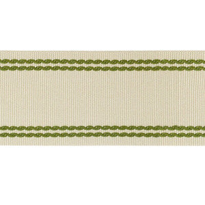 Braid W/Tramlines Flax&Olive Grn TL10189.1623.0 By Lee Jofa Designer Trim