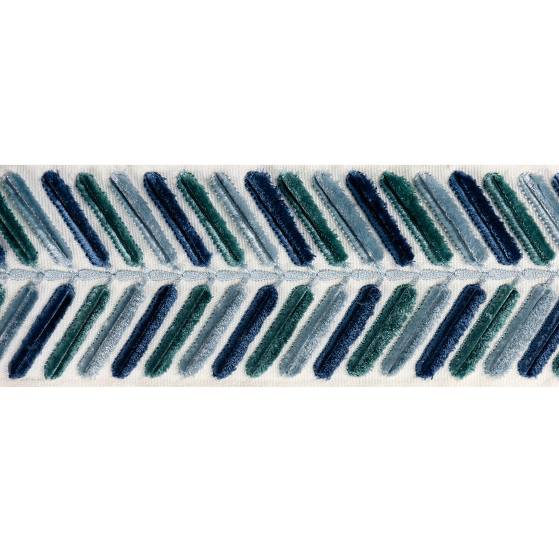 Wingfield Emb Tape - Blue TL10194.535.0 by Lee Jofa Designer Trim