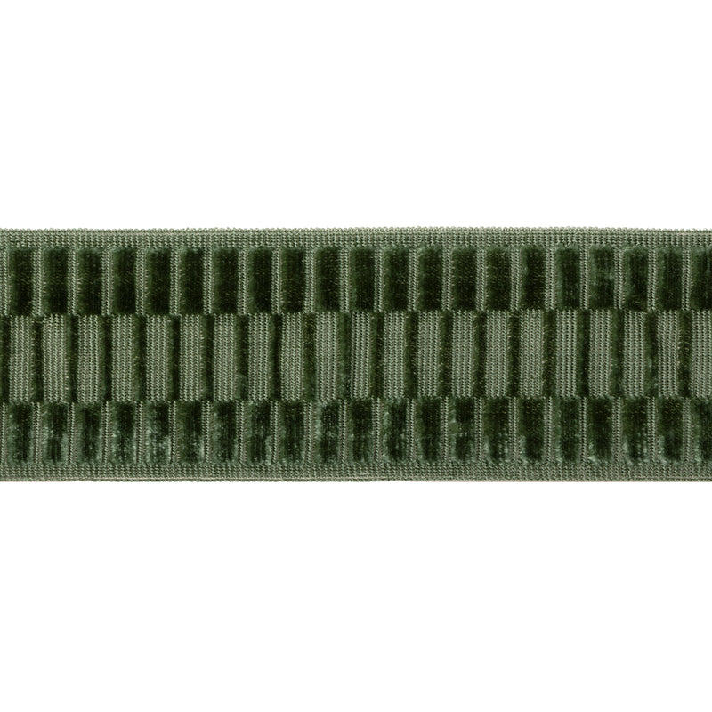 Elston Velvet Tape - Green TL10195.3.0 by Lee Jofa Designer Trim