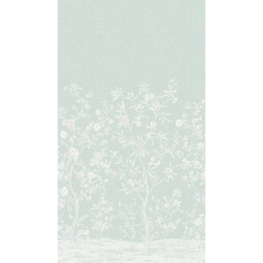 Indira Mural 3 Panel Set Sage TM4514 by Thibaut Designer Wallpaper