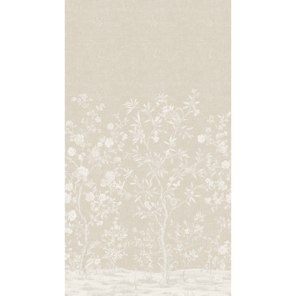 Indira Mural 3 Panel Set Beige TM4516 by Thibaut Designer Wallpaper