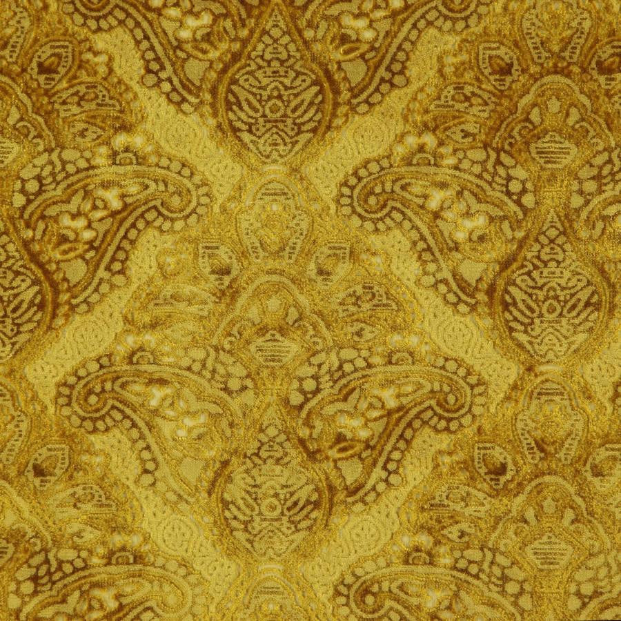 Triumphant # 635 Carat by Maxwell Designer Fabric Classic Velvets 45% VISCOSE/35% COTTON 20% POLYESTER INDIA V-10"H-14" 56" - Swanky Fabrics -