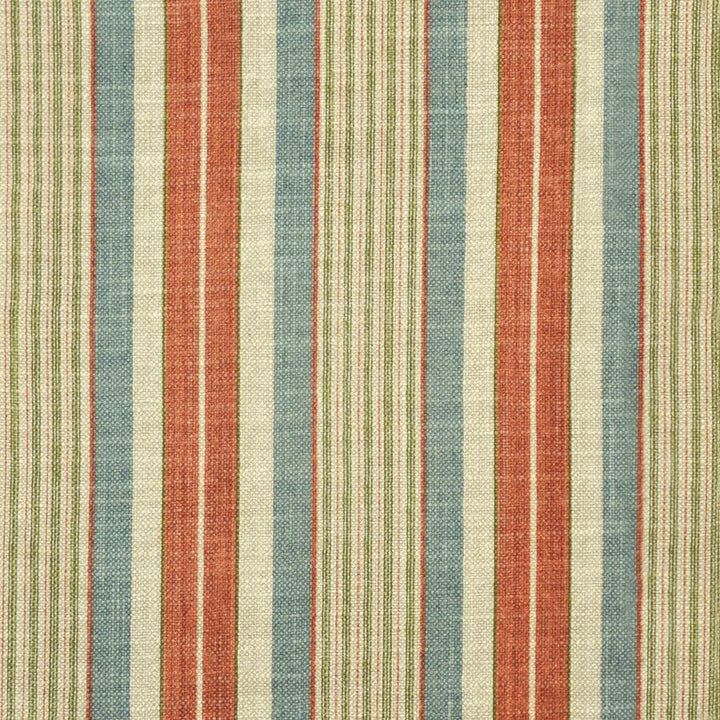 Torquay # 502 Bayberry by Maxwell Designer Fabric Print Gallery 75% COTTON/25% LINEN PAKISTAN V-1.25"H-13.5" 54" - Swanky Fabrics -
