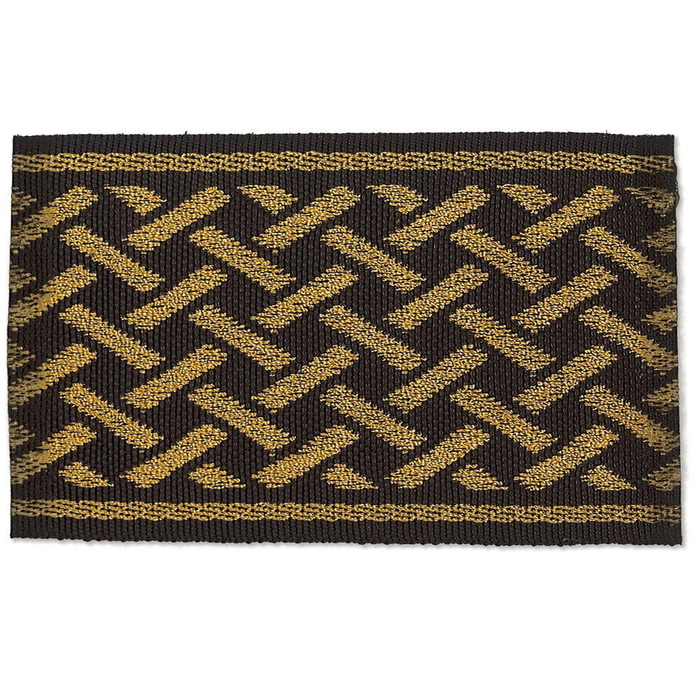 Topeka 1 Agate by Stout Designer Trim New World Tapes & Borders 100% Spun Viscose CHINA Horizontal: 0 and Vertical: 0 2.5 in - Swanky Fabrics -