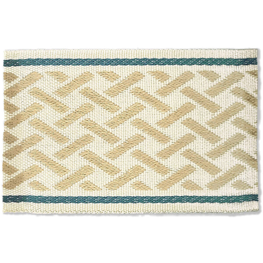 Topeka 9 Bamboo by Stout Designer Trim NEW WORLD TAPES & BORDERS 100%SVI CHINA Horizontal: 0 and Vertical: 0 2.5 in - Swanky Fabrics -