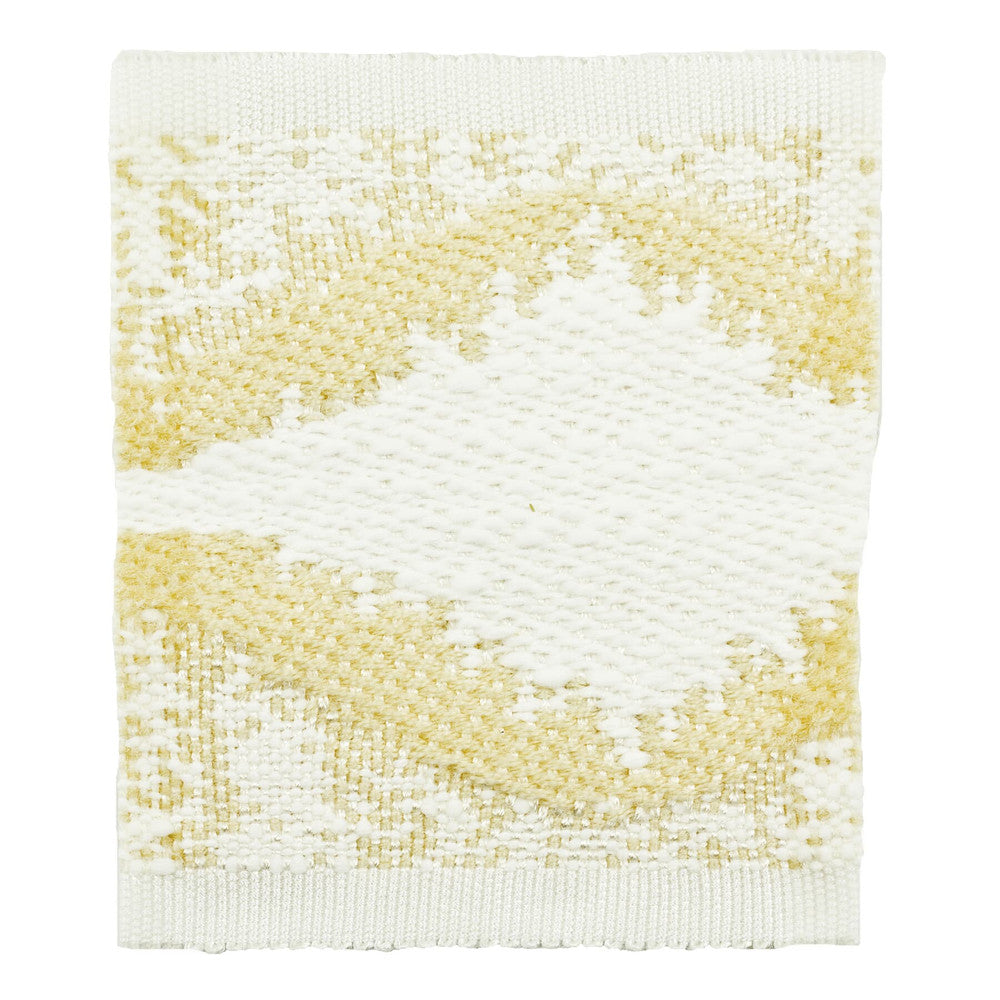 Topmost 1 Cream by Stout Designer Trim TREND ALERT TRIM 42%COT 42%ACR 16%SVI CHINA Horizontal: 3.75 and Vertical: 0 3.13 in - Swanky Fabrics -