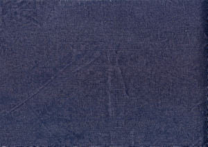 Torino Silver Indigo by Norbar Designer Fabric METALICA 100% LINEN CHINA 56 - Swanky Fabrics -