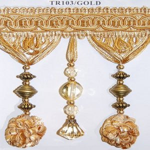 Tr103 Gold 12 by Norbar Designer Fabric
