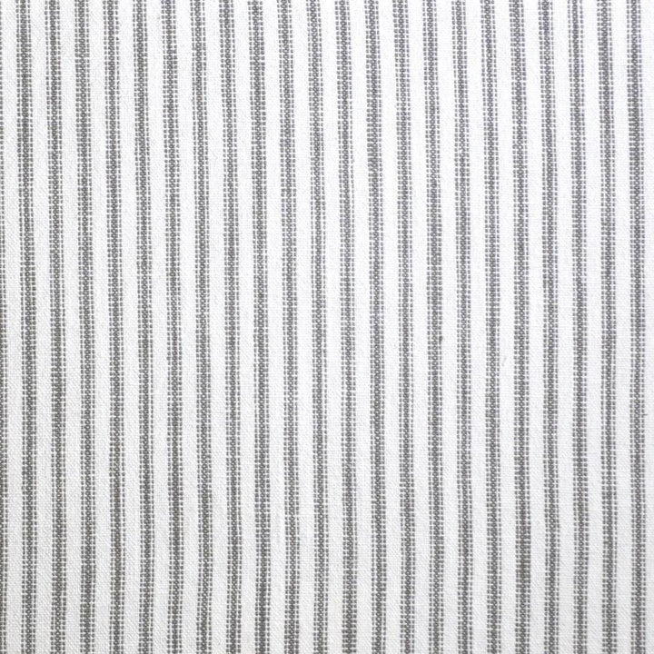 Tick Tock # 508 Nickel by Maxwell Designer Fabric Stripes & Checks 55% LINEN/45% COTTON CHINA V-0.1"H-0.6" 54" - Swanky Fabrics -