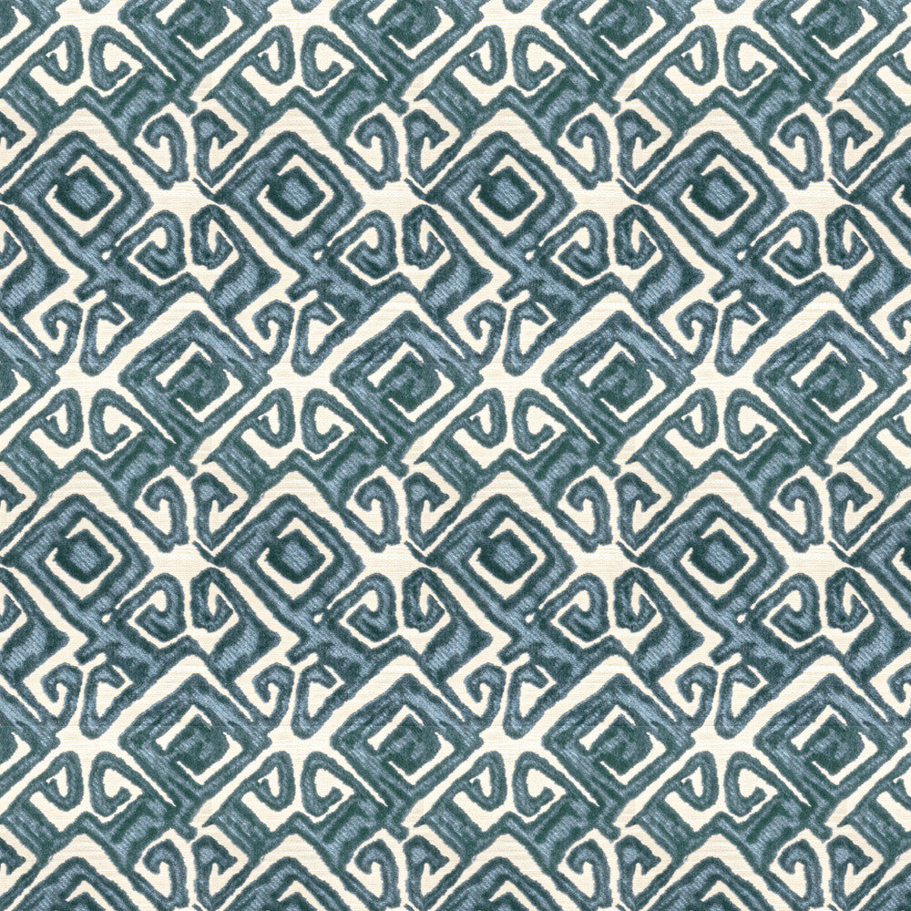 Tracy 1 Cobalt by Stout Designer Fabric COMFORTABLE LIVING SPRAY/OCEAN 52%POL 48%SVI INDIA WYZENBEEK 48 000 DOUBLE RUB WEAR TEST (HEAVY DUTY) CATB 117-2013 Horizontal: 7 and Vertical: 12 54 in - Swanky Fabrics -