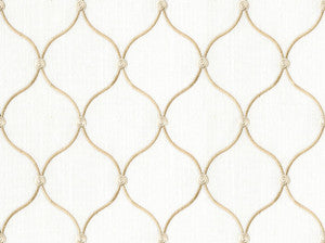 Tramore Antique White 101 by Covington Designer Fabric