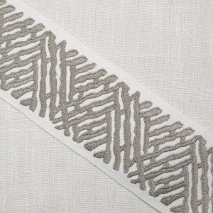 Trelli Emb Tape Platinum by Magnolia Designer Fabric