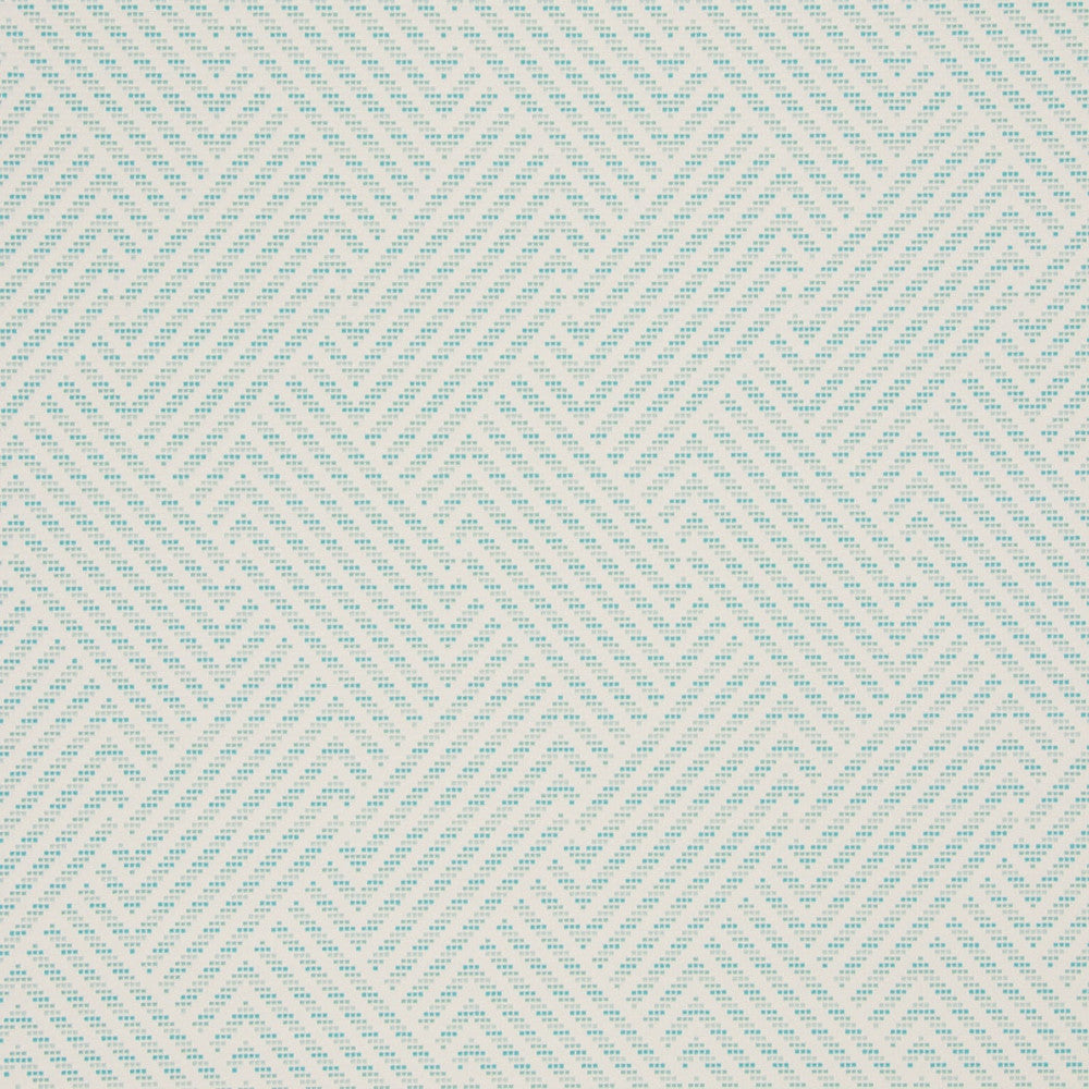 Trivoli Turquoise by Bella-Dura Designer Fabric  100% BELLA DURA POLYOLEFIN USA 70000 H: 5.5'' V: 12.5'' 54.5''  - Swanky Fabrics -