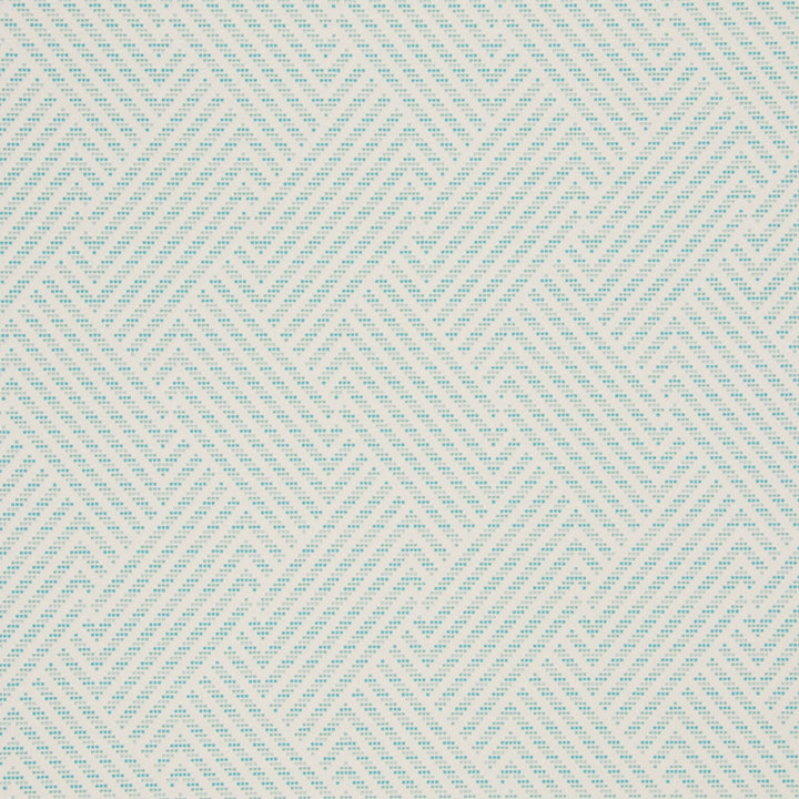 Trivoli Turquoise by Bella-Dura Designer Fabric  100% BELLA DURA POLYOLEFIN USA 70000 H: 5.5'' V: 12.5'' 54.5''  - Swanky Fabrics -
