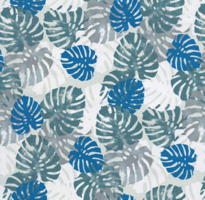 Tropica Juniper by Norbar Designer Fabric SUNRISE 100% SPUN POLYESTER TAIWAN 24 1/2"V 51"H 54 - Swanky Fabrics -