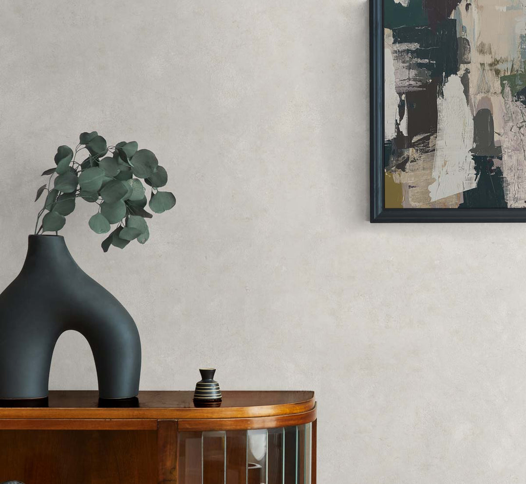 Cement Faux Everest White TS81210 by Seabrook Designs Designer Wallpaper