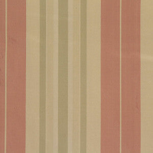 Deanna Stripe/Rose/Green Tt 00010016 by Old World Weavers Designer Fabric