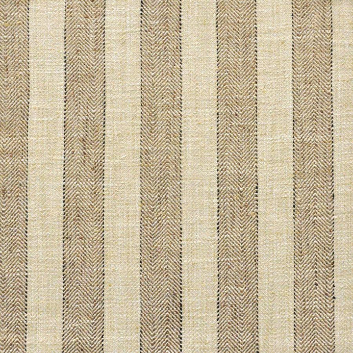 Tower Road # 617 Mocha by Maxwell Designer Fabric Stripes & Checks Ii 100% POLYESTER INDIA H-3" 54" - Swanky Fabrics -