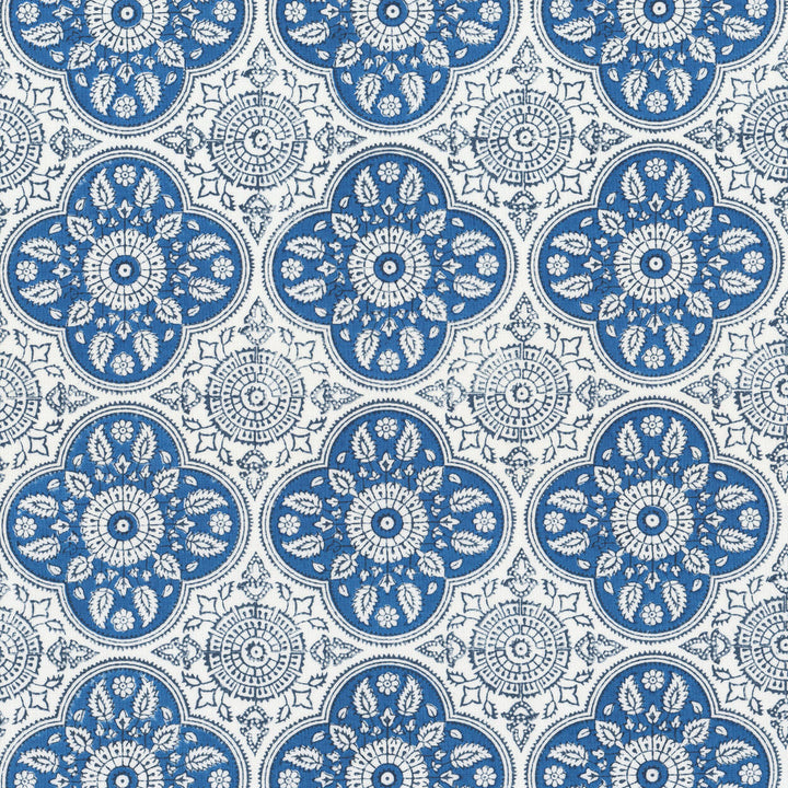 Tucson 1 Bluebird by Aoc Fabric Aoc Fabric Tucson 1 BluebirdFabric THE ART OF COLOR WELL KEPT SECRET 54%LIN 46%COT INDIA </p><p>Repeat: H: 5.875, V: 5.875 54 in - Fabric Carolina -