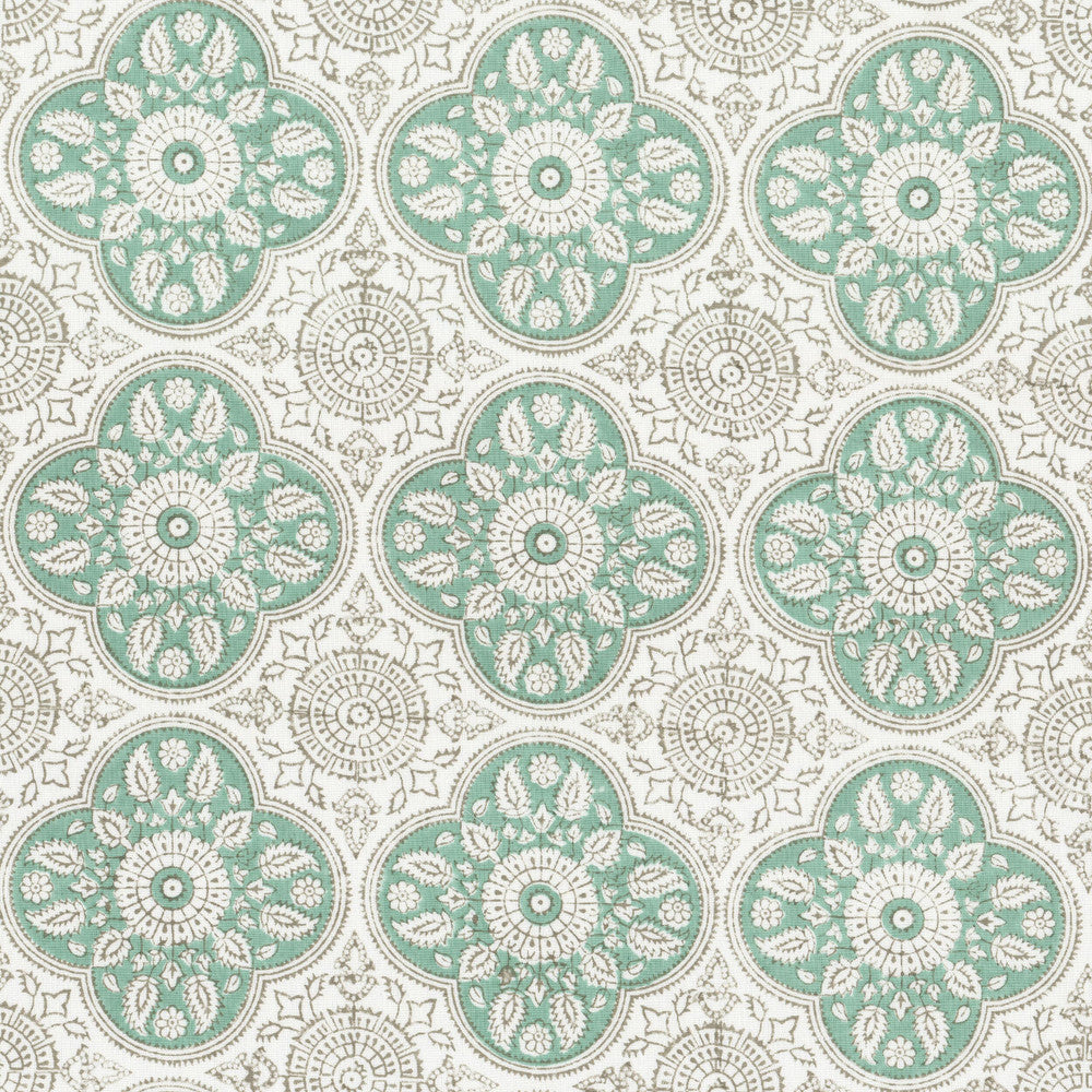 Tucson 5 Mineral by Aoc Designer Fabric THE ART OF COLOR WELL KEPT SECRET 54%LIN 46%COT INDIA Horizontal: 5.875 and Vertical: 5.875 54 in - Swanky Fabrics -