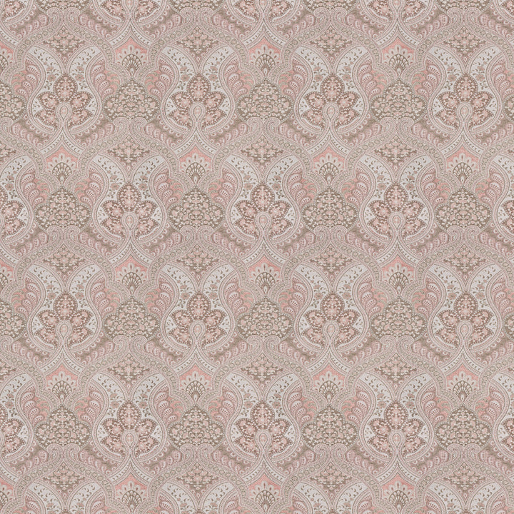 Turnout 22J8011 by JF Designer Fabric Color Concepts Coral Sky 100% Polyester India 15000 Horizontal: 13.625 and Vertical: 25.625 55 - Swanky Fabrics -