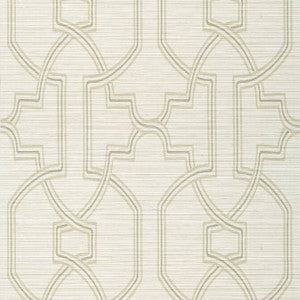 Promenade Beige TWW275 by Thibaut Designer Wallpaper