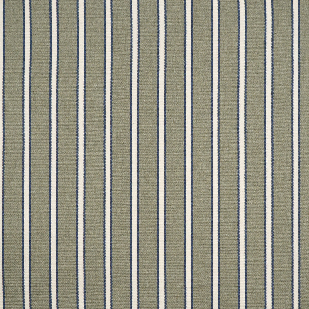 Tahoma # 709 Ivy by Maxwell Designer Fabric Stripes & Checks Iv 82% COTTON 18% POLYESTER INDIA H-1.5" 55" - Swanky Fabrics -