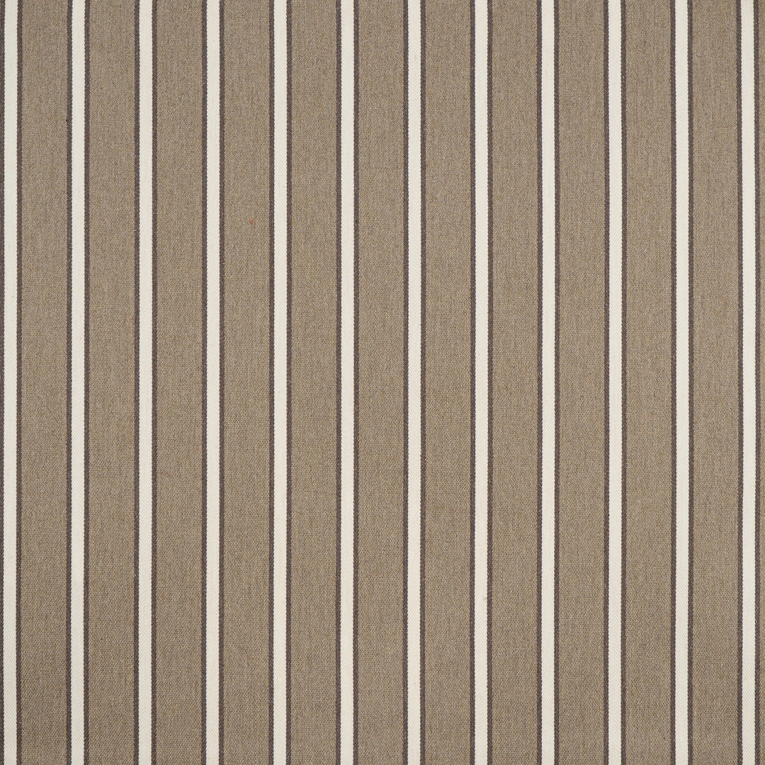 Tahoma # 757 Taupe by Maxwell Designer Fabric Stripes & Checks Iv 82% COTTON 18% POLYESTER INDIA H-1.5" 55" - Swanky Fabrics -