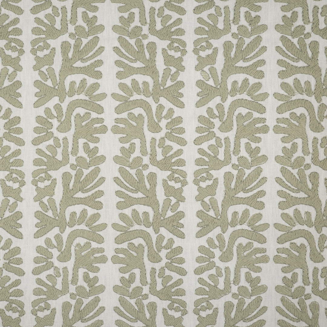 Tilly # 608 Rosemary by Maxwell Designer Fabric Color Theory-Vol. X Juniper BASE:52% POLYESTER 48% COTTON EMB:100% COTTON INDIA V-6.3" H-7.9" BASE:53" EMB:52" - Swanky Fabrics -
