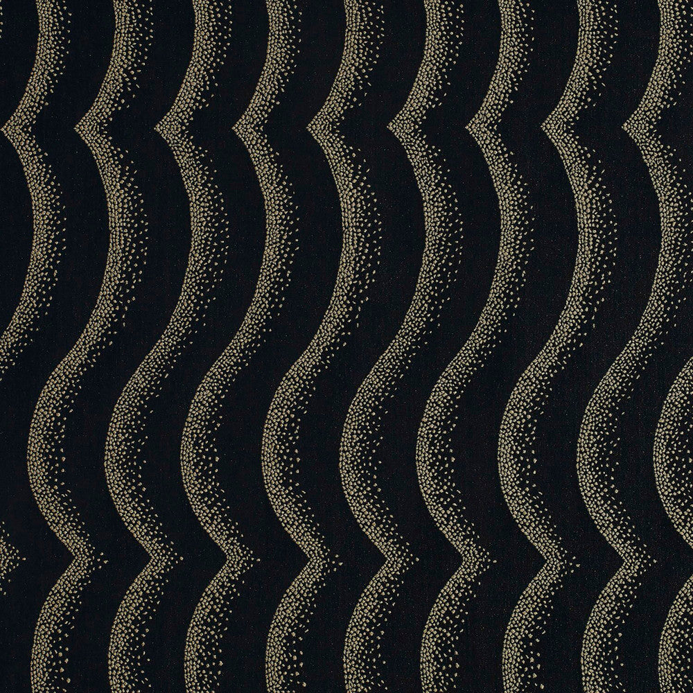 Tariffa Navy by Europatex Designer Fabric A Social Affair 100% Polyester 2.5" H, 26" V 110.00 inches - Swanky Fabrics -