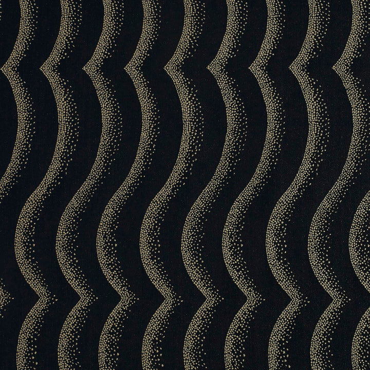 Tariffa Navy by Europatex Designer Fabric A Social Affair 100% Polyester 2.5" H, 26" V 110.00 inches - Swanky Fabrics -