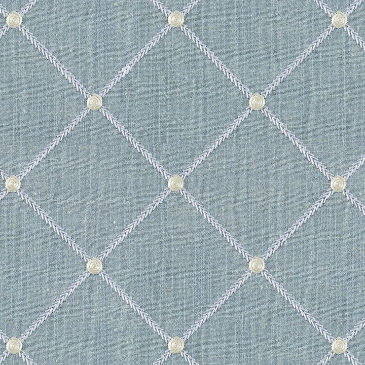 Socrates Tundra Glacier by Europatex Designer Fabric Socrates 20% Linen, 45% Viscose, 35% Polyester 5.1" H, 5.1" V 56.00 inches - Swanky Fabrics -