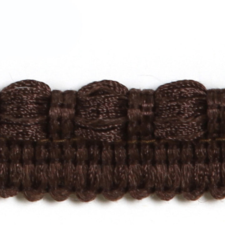 Turku Brown by Europatex Designer Fabric Helsinki 100% Polyester 0.25 inches - Swanky Fabrics -
