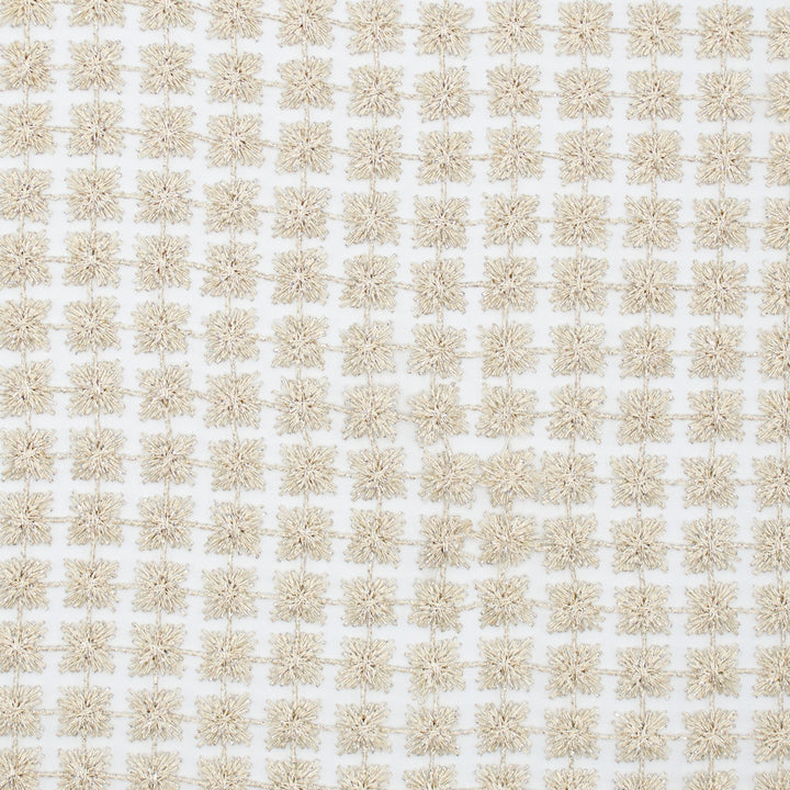 Twinkle Cream by Europatex Designer Fabric Daphne & Twinkle 100% Polyester 01.00" H, 01.00" V 110.00 inches - Swanky Fabrics -