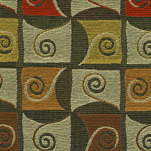 Twist & Shout Chocolate by Crypton Designer Fabric