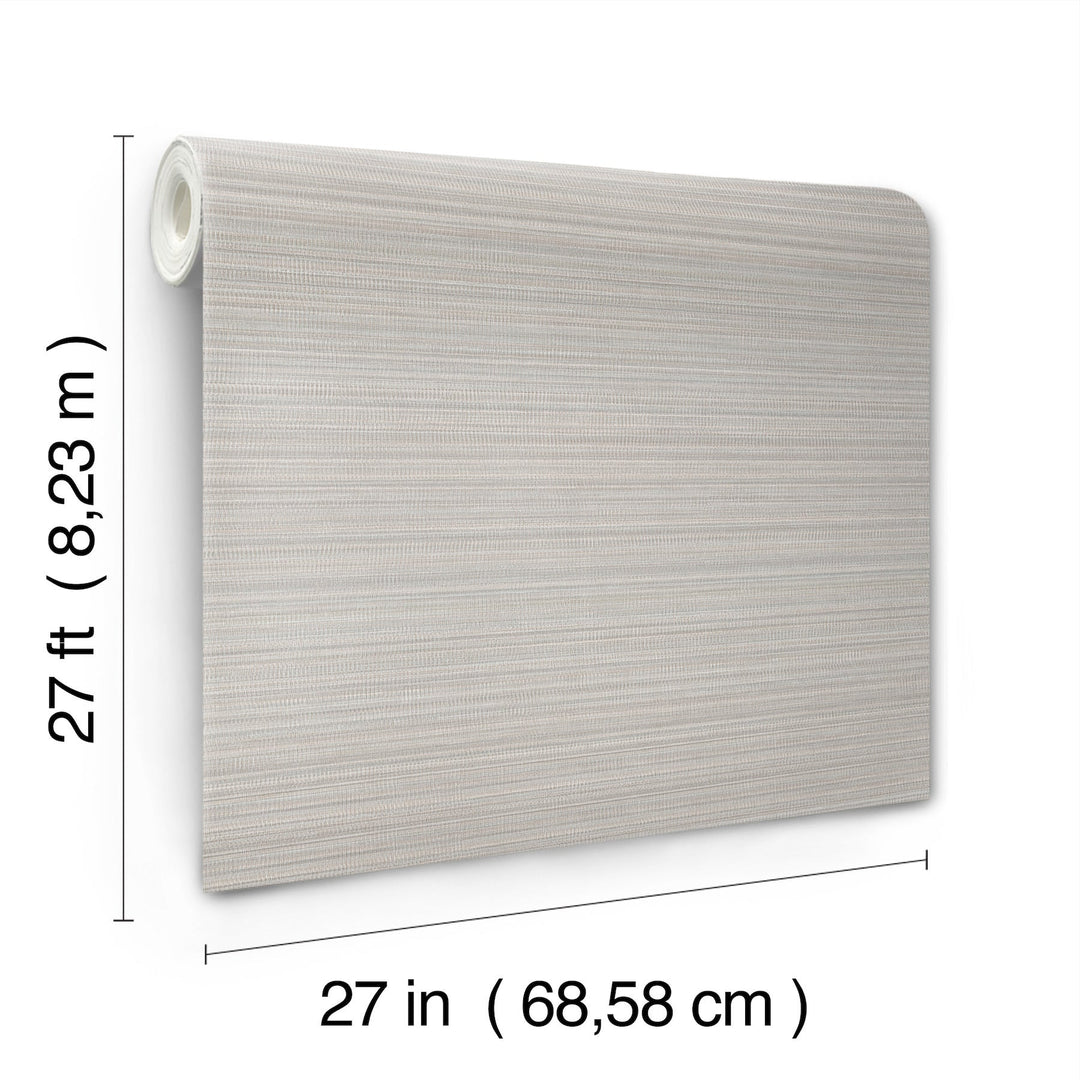 Allineate Driftwood Wallpaper by York Wallcoverings Designer