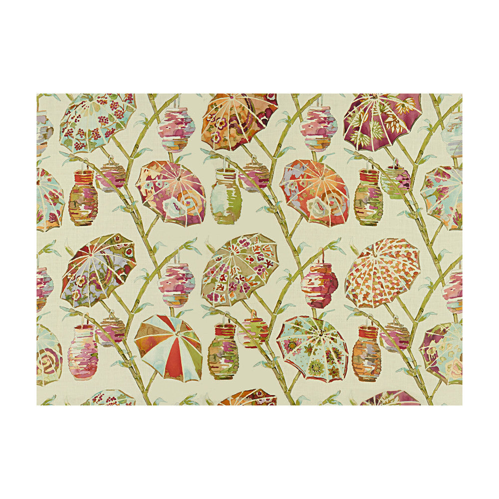 Umbrellas Spring by Kravet Design Designer Fabric LINEN - 100% Austria MEDIUM Horizontal: 58.5 and Vertical: 41 59 - Swanky Fabrics -