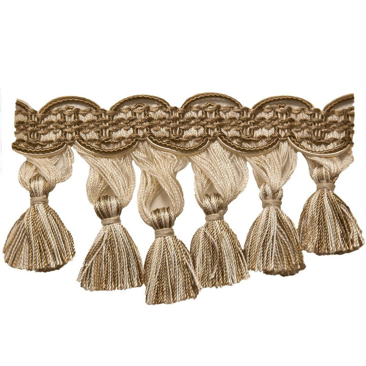 Unveil 1 Sand by Stout Designer Trim AMBIANCE TRIM 73%SVI 14%ACR 10%COT 3%POL CHINA </p><p>Repeat: 0 3.25 in - Swanky Fabrics -