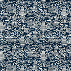 Upsala 1 Navy by Stout Designer Fabric
